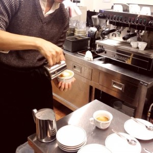 カプチーノ作り